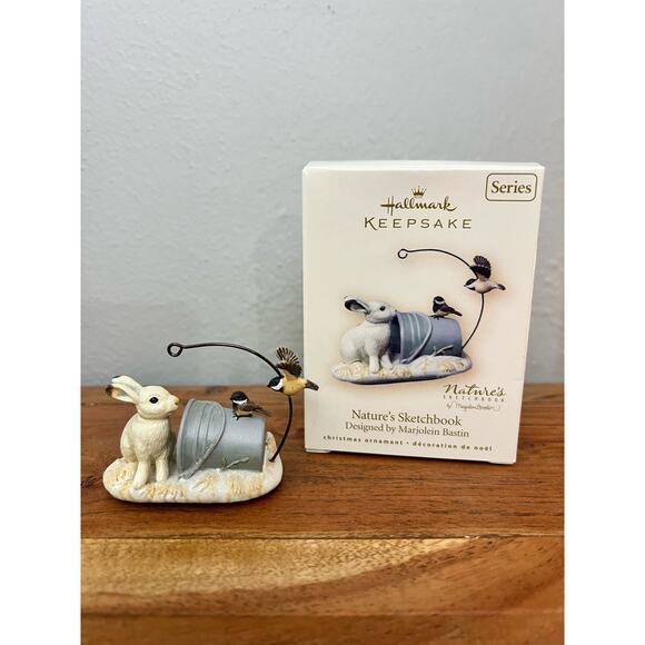 Hallmark 2007 Marjolein Bastin Nature's Sketchbook Christmas Ornament - Picture 2 of 3
